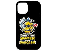 Plongeur sous-Marine Je respire de l'eau et du Sarcasme Coque pour iPhone 12/12 Pro