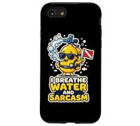 Plongeur sous-Marine Je respire de l'eau et du Sarcasme Coque pour iPhone SE (2020) / 7/8