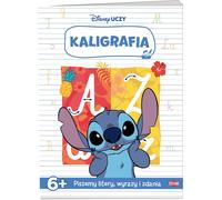 Plongez dans la magie de Disney avec le livret "Stitch Teaches Calligraphy" - parfait pour les petits artistes Découvre la joie de créer de belles lettres avec ton personnage préféré