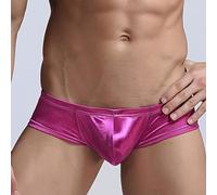 Plongez dans le confort avec ces boxers décontractés pour homme dotés d'une coupe taille basse unique (L rose rouge)
