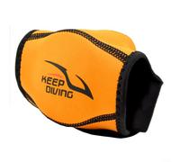 Plongez en toute sécurité avec notre housse de protection en néoprène pour régulateur de plongée sous-marine pour l'unité de deuxième étape (orange)