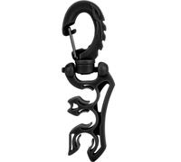 Plongez plus loin sous l'eau BC Porte-tuyau Clip Boucle Crochet noir