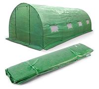 PLONOS Film de rechange pour tunnel de jardin, serre, différentes tailles, 4,5 x 2 m (4 fenêtres)