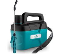 Plonos Pulvérisateur à pression sans fil 5 l - Pulvérisateur à pression avec buse réglable, lance de 52,5 cm et réservoir en polyéthylène - Pulvérisateur de jardin pour arroser et entretenir