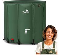 Réservoir d'eau de pluie - JANSHOP - 1000 L - PVC résistant - Robinet intégré - Vanne de vidange - 98 cm hauteur