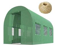Plonos Serre de Jardin en Film - Tunnel - 300 x 200 x 200 cm - 6 m²