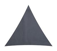 Plonos Voile Solaire Imperméable 180 g/m² Protection UV Triangulaire 4 x 4 x 4 m Gris