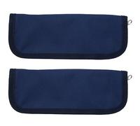 Plookyoe 2 Pièces Étui de Voyage Refroidisseur D'Insuline Organisateur de Médicaments pour Diabétiques Sac Isotherme Bleu Marine Facile à Utiliser