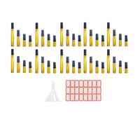 Plookyoe 40 Pièces Flacons Pulvérisateurs Petits Flacons de Parfum Atomiseur Cosmétique Flacon Pulvérisateur en Verre pour Voyage