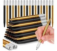 Plookyoe 50 Stylos de Microblading Crayons à Sourcils Manuels Fournitures de Microblading Outils à Main de Microblading en Aluminium pour Cosmétiques B