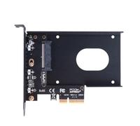 Plookyoe Carte adaptateur U2x4 Pcie 4.0 X4 U.2 SFF-8639 U.2 Accessoires matériels pour ordinateur PM983