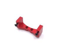 PLOQAZEH pour MN 1/12 D90 D91 D96 pour MN98 99S pour WPL 1/16 C14 C24 B14 Support De Servo D'essieu Arrière en Métal B24 pour Voiture Radiocommandée Accessoires De Rechange RC Pièces De Voiture(Red)