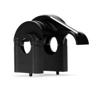 PLOQAZEH pour Traxxas pour Sledge 95076-4 1/8 Métal 9584 Support De Différentiel Central Couvercle De Boîte De Vitesses Voiture RC Camion Tout-Terrain RC Boîte Transmission(Black)