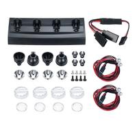 PLOQAZEH RC Jouets Améliorations pour TRX-6 pour TRX-4 1/10 Barre Lumineuse Toit Projecteur Longue Portée - Pièces Rechange D'amélioration Réparation Crawler RC