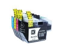 PlosFeng 1 PCS LC472XL CARTRIDE À L'ENK Compatible avec MFC-J2340DW MFC-J3540DW MFC-J3940DW Printeurs 1 à 2 Encre de Remplacement Compatible avec Les imprimantes(LC472XL-4color 1 Set)