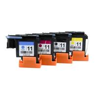 PlosFeng 11 Crinthead C4810A C4811A C4812A C4813A Tête d'impression Compatible Compatible avec 500 800 510 100 110 111 120 1000 1100 1200 PRIMENTS DE SÉRIE(1Set - 4 Pcs)