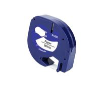 PlosFeng 1PCS 91201 12267 Tapis d'étiquette Compatible 12 mm Compatible avec LT-100H LT100T Le Fabricant d'étiquettes Fonctionne avec 91201 91202 91203 91204 91205(Paper White)