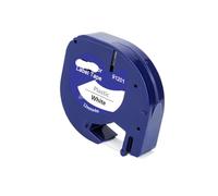 PlosFeng 1PCS 91201 12267 Tapis d'étiquette Compatible 12 mm Compatible avec LT-100H LT100T Le Fabricant d'étiquettes Fonctionne avec 91201 91202 91203 91204 91205(Black on White)