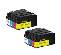 PlosFeng 4Color LM220 LM220XL 220XL Remplacement de la Cartouche d'encre Compatible Compatible avec l'imprimante Pro 4000C 4000 5500 5500T Fonctionne comme(2set)