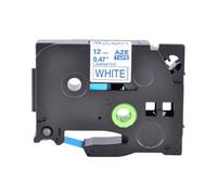 PlosFeng 6/9/12/18/24 mm 231 Tapé d'étiquette Compatible avec Les imprimantes d'étiquette TZ 131 231 431 531 631 731 Ribbons 9leaf Rouleau d'étiquette Compatible(Blue on White)