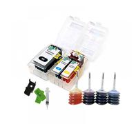 PlosFeng Cartouches à Encre compatibles PG145 CL146 pour Les imprimantes comme MG2410 MG2510 TS3110 IP2810 MG2910 MG3010 Refill VILAXH PG145 CL146(One Set with Ink)