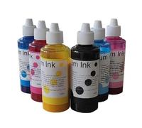 PlosFeng Encre pigmentée à Base d'eau, 10 Bouteilles de 100ml, compatibles avec la Cartouche d'encre PRO-300 PRO300 PFI-300
