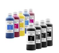 PlosFeng Recharge d'encre pigmentée, 9 Bouteilles de 500ml, Compatible avec SureColor P600 P607 P608 P800 3800 3850 3880 3890, Encre étanche Compatible avec imprimantes