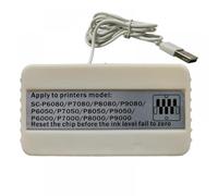 PlosFeng Réinitialiseur de Puce de Cartouche d'encre P6080, Compatible avec série Sure Color P6080 P7080 P8080 P9080 P6050 P7050 P8050 P9050 P6000 P7000 P8000