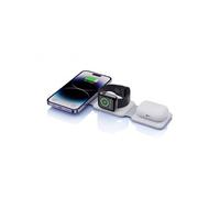 - Station de recharge pliable pour téléphone + montre + écouteur - Compatible charge à induction & Magsafe