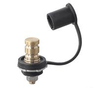 Plot de Chargement pour robuste 250 Ampères 12V pour Accumulateur Auto - Terminal 3/8 Pouces Laiton Usage pour marin et pour camping-car(Black)