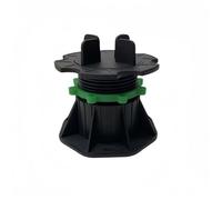 Plot réglable 50 à 80 mm dalle et carrelage à l'unité McCover - l: 95 mm - E: 80 mm - Noir