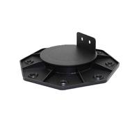 PLOT RÉGLABLE DE 18 À 30 MM POUR TERRASSE BOIS ET COMPOSITE - L: 148 mm - l: 148 mm - E: 30 mm - Noir