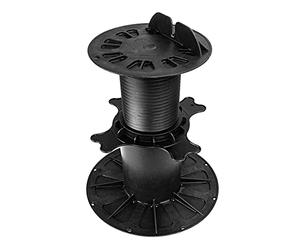 Plot réglable Gartenwelt Riegelsberger - Pour terrasse, poutre, lame WPC / BPC, aluminium - Base pivotante - 170-270 mm.