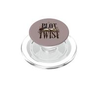 Plot Twist Gothic Book Lover Raven Dark Academia Reading PopSockets PopGrip pour MagSafe