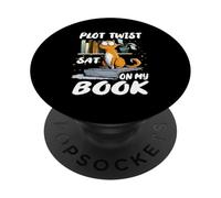 Plot twist sat on my book PopSockets PopGrip Adhésif