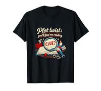 Plot Twist You'll Find Me Reading Book Lover Lover Design T-Shirt