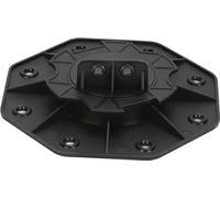 Plots Fiqops réglables en hauteur pour terrasses en bois Noir, surface couverte en 25 m² 18 à 30 mm 50 pièces