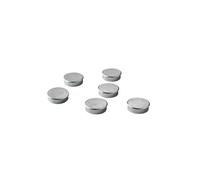 Plots magnétiques-aimants Ø 20 mm argentés - Lot de 6