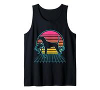 Plott Hound Rétro Vintage années 80 Vaporwave Esthétique Débardeur
