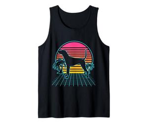 Plott Hound Rétro Vintage années 80 Vaporwave Esthétique Débardeur