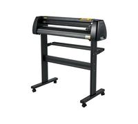VEVOR Plotter de Découpe Vinyle Alimentation 720 mm, Traceur de Coupe pour l'Impression de Vinyle, Force et Vitesse Réglables, Écran LCD, 3 Lames, avec Logiciel Signmaster, Compatible avec Windows