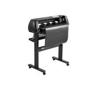 Plotter de Découpe Vinyle Largeur d'Alimentation Max. 72cm Double Lame Noir