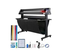 VEVOR Plotter de Découpe Vinyle 1350 mm Traceur de Coupe, Machine de Découpe Vinyle Semi-automatique avec Logiciel Signmaster Support de Sol, Coupe-Vinyle Étalonnage Précis pour Papier Vinyle Tissu