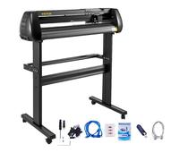 Plotter de Découpe Vinyle-VEVOR-870 mm-Supportant Systèmes Windows-Force, Vitesse Réglables-Fabrication d'Étiquettes Signalisation