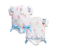 PLOUF Maillot de Bain Flottant pour garçon et Fille : Charlotte - Combinaison Flottante - Gilet Flottant pour la Sécurité et l'Apprentissage de la Natation (Taille 2 : 13/15kg)