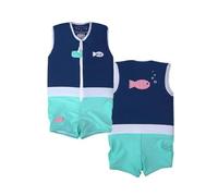 PLOUF Maillot de Bain Flottant pour Garçon et Fille : Fishy - Maillot bouée - Combinaison Flottante - Gilet Flottant Confortable pour la Sécurité et l'Apprentissage de la Natation (Taille 3 (15/17kg))