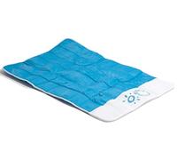 Plouf! - Matelas Flottant 2 en 1 Non Gonflable Bleu - Accessoire Plage et Piscine pour Adulte et Enfant - Hamac Flottant de Piscine