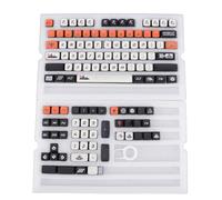 plplaaoo 122 Touches Pudding Keycap Set Premium Dye Sublimation PBT Matériau Universal MSA Profile Keycaps pour claviers mécaniques passionnés de Joueurs