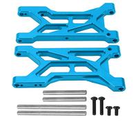 plplaaoo 2 pièces Ensemble de Bras de Suspension en Alliage d'aluminium de Voiture RC pièces RC remplaçables pour Voiture télécommandée Typhon 1/10 Kit de Mise à Niveau anodisé CNC léger (Bleue)
