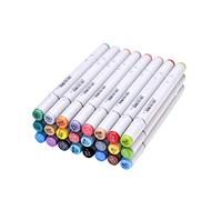 plplaaoo 24 couleurs marqueurs double face ensemble de stylos marqueurs de croquis artiste croquis dessin peinture pour professionnels étudiants artistes artisans amateurs 24 36 60 72
